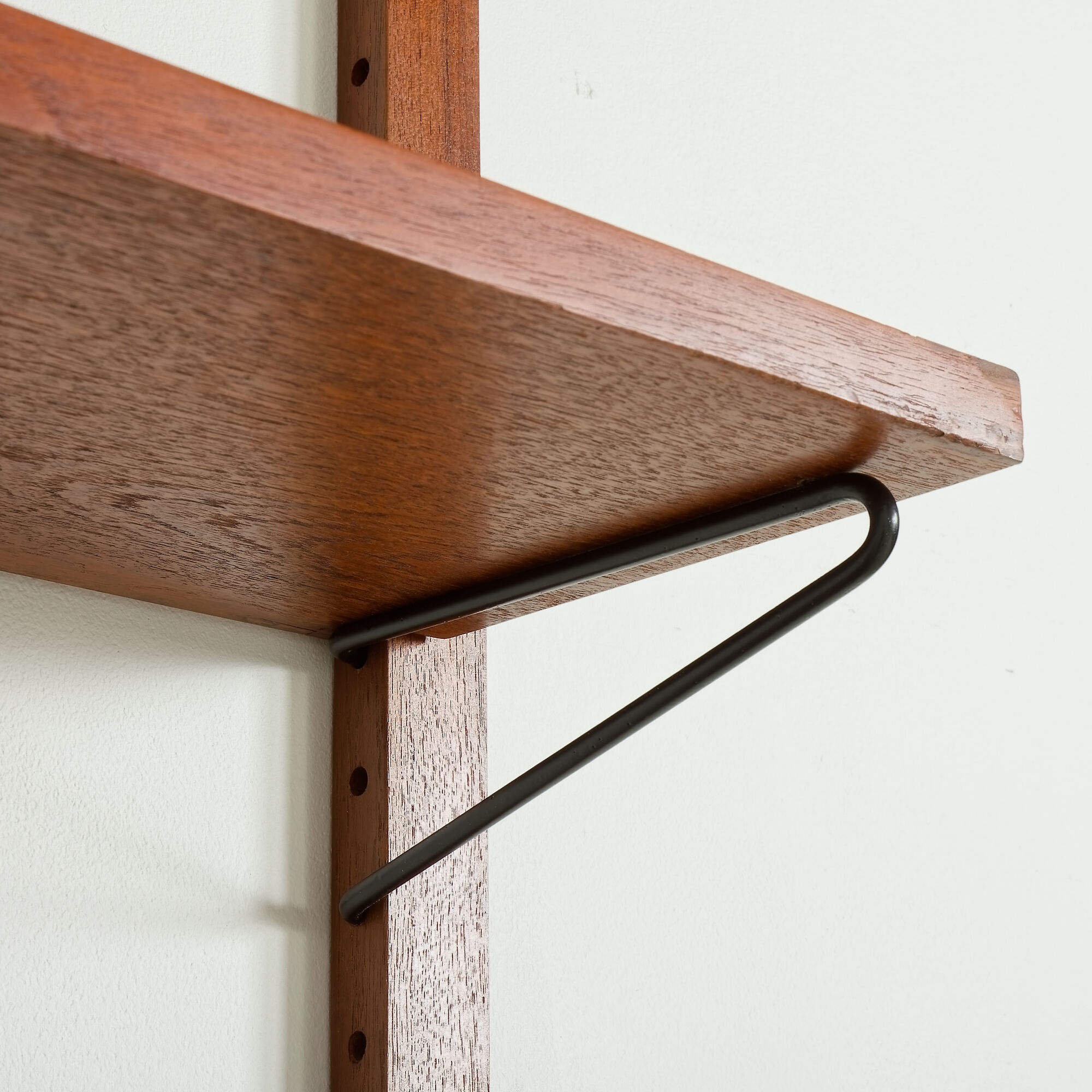 Scandinavian vintage wall unit with a console in the style of Poul Cadovius, 1960s