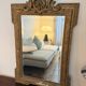Grand miroir doré - 70xH107cm