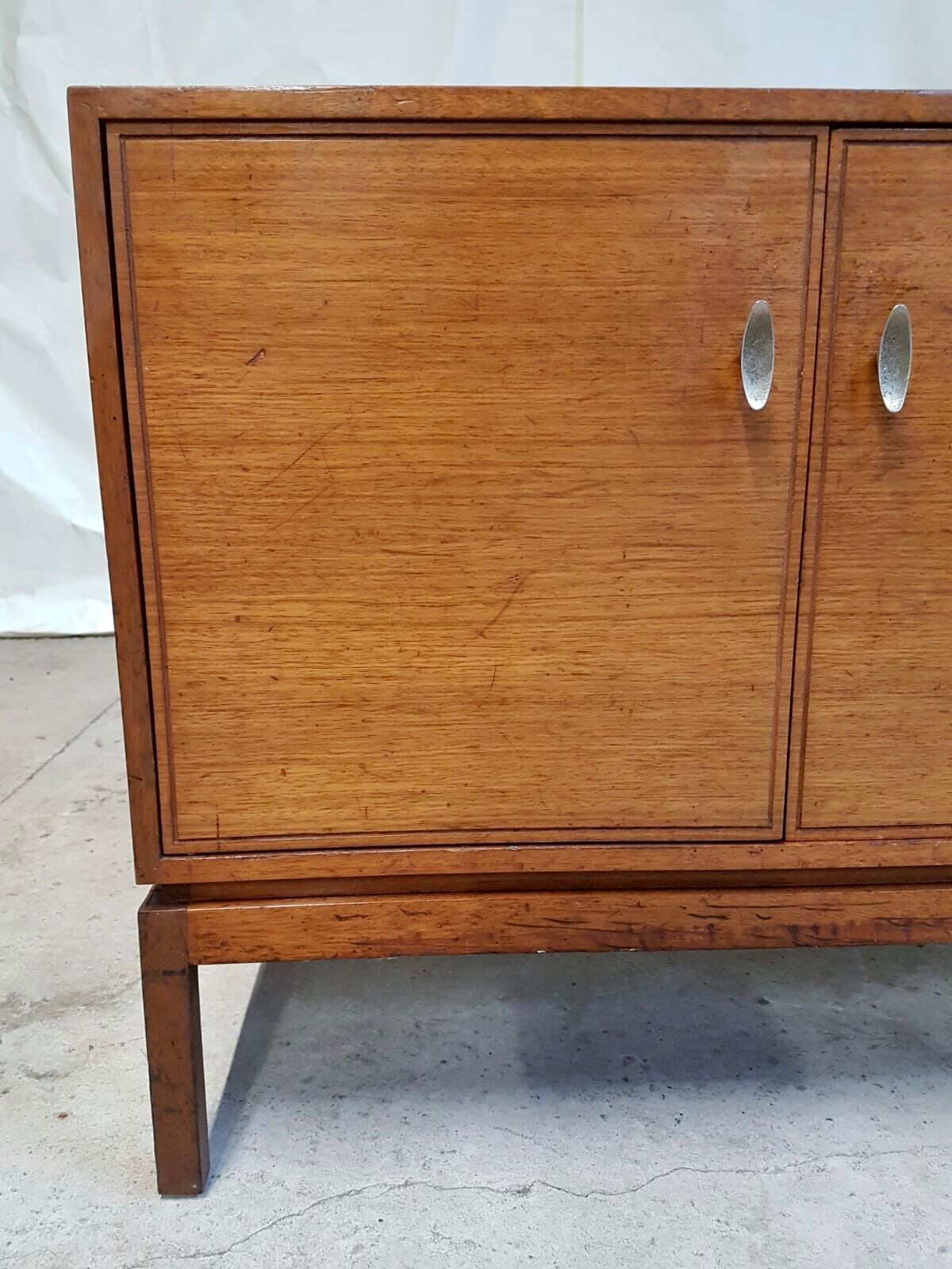 Vtg Mid Century 60s Tola Teak Sideboard Danish Italian Design Retro