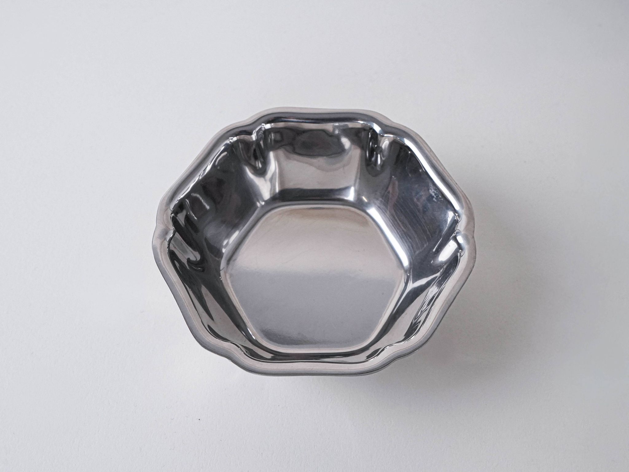 Set of stainless steel bowls, Italian design, 1980s, made in Italy