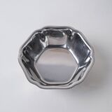 Set of stainless steel bowls, Italian design, 1980s, made in Italy