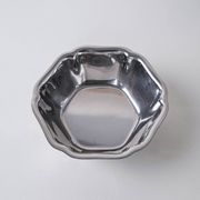 Set of stainless steel bowls, Italian design, 1980s, made in Italy