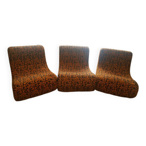 Ensemble de 3 chauffeuses