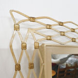 Vintage metal mirror, France 1950's