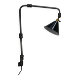 Vintage industrial three-arm wall light