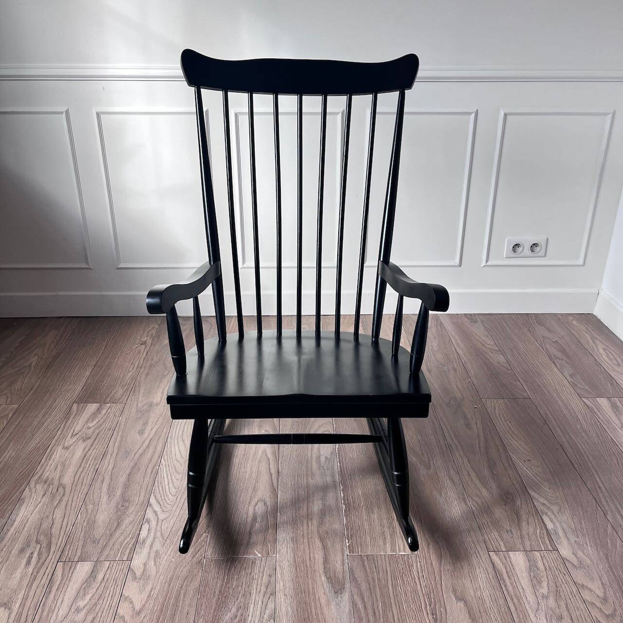 Rocking chair noir