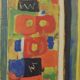 Swedish Oil on Panel – “Abstract Composition” by MARTIN BISSIÈRE, 1952