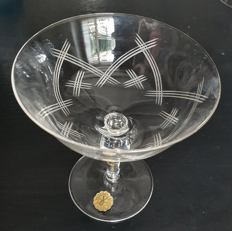 12 champagne glasses cristal Boch