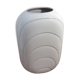 Monumental white ceramic vase West Germany 70s