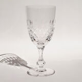 11 Wine glasses on foot in crystal Saint Louis messina collection Model of 1973. Stamped