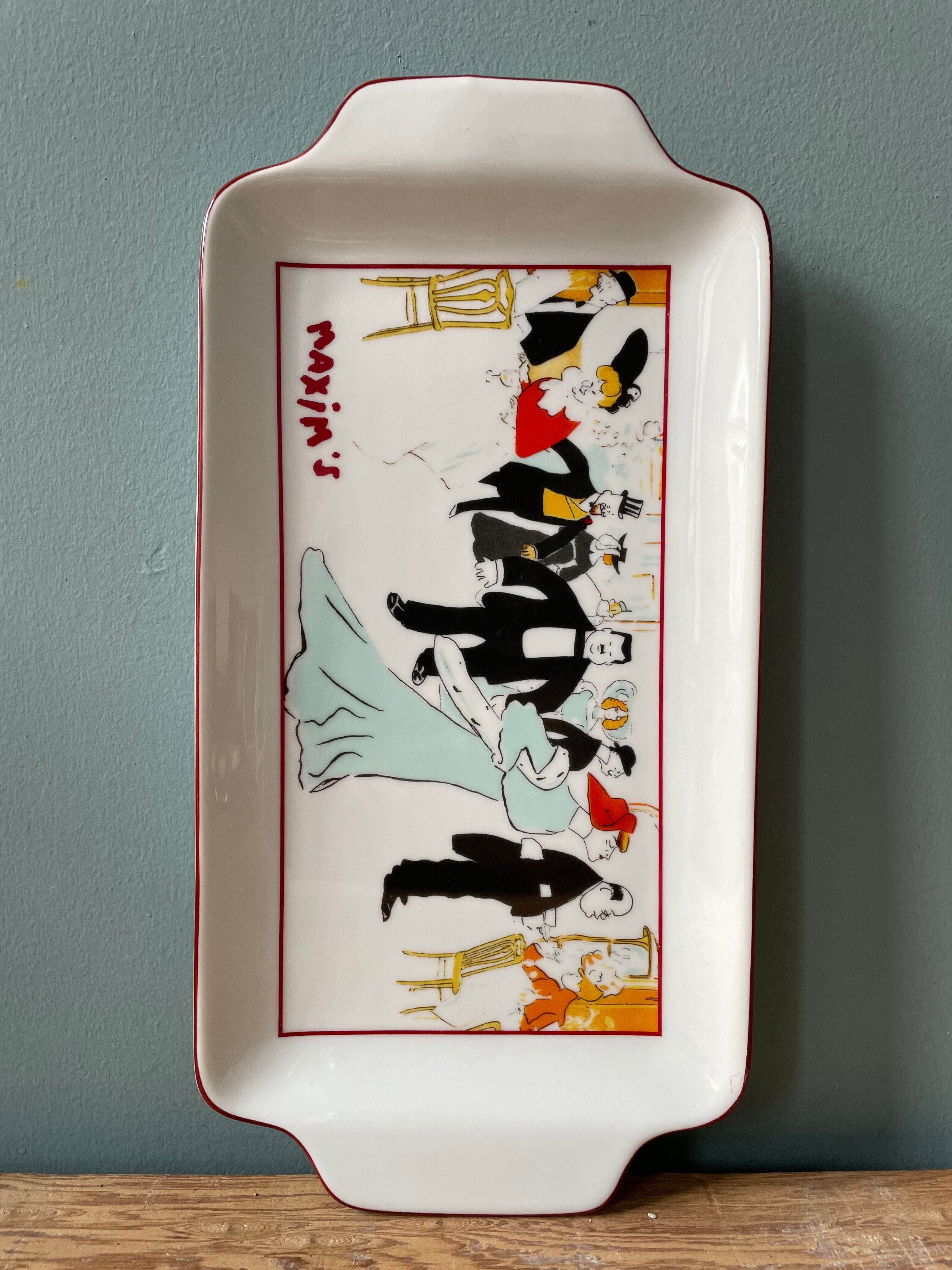 Vintage dish Maxim's Paris in its original box