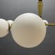 Italian Sputnik Brass Chandelier 1950’s