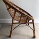 Vintage rattan armchair