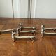 Set of 6 silver-plated cat knife rests
