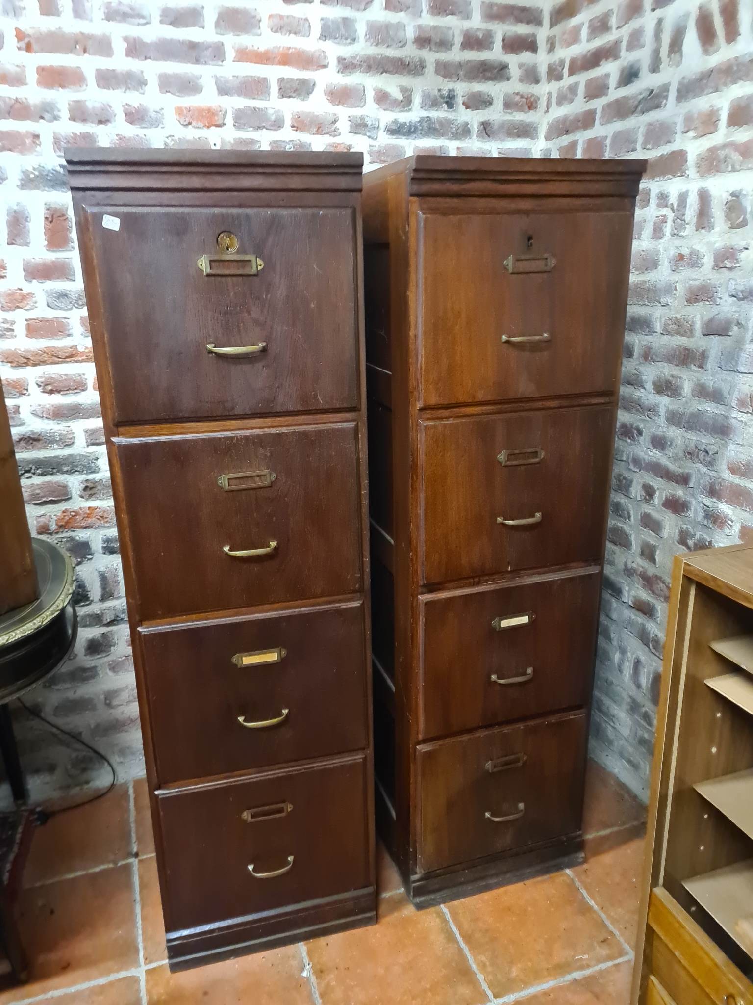 Oak drawer binders