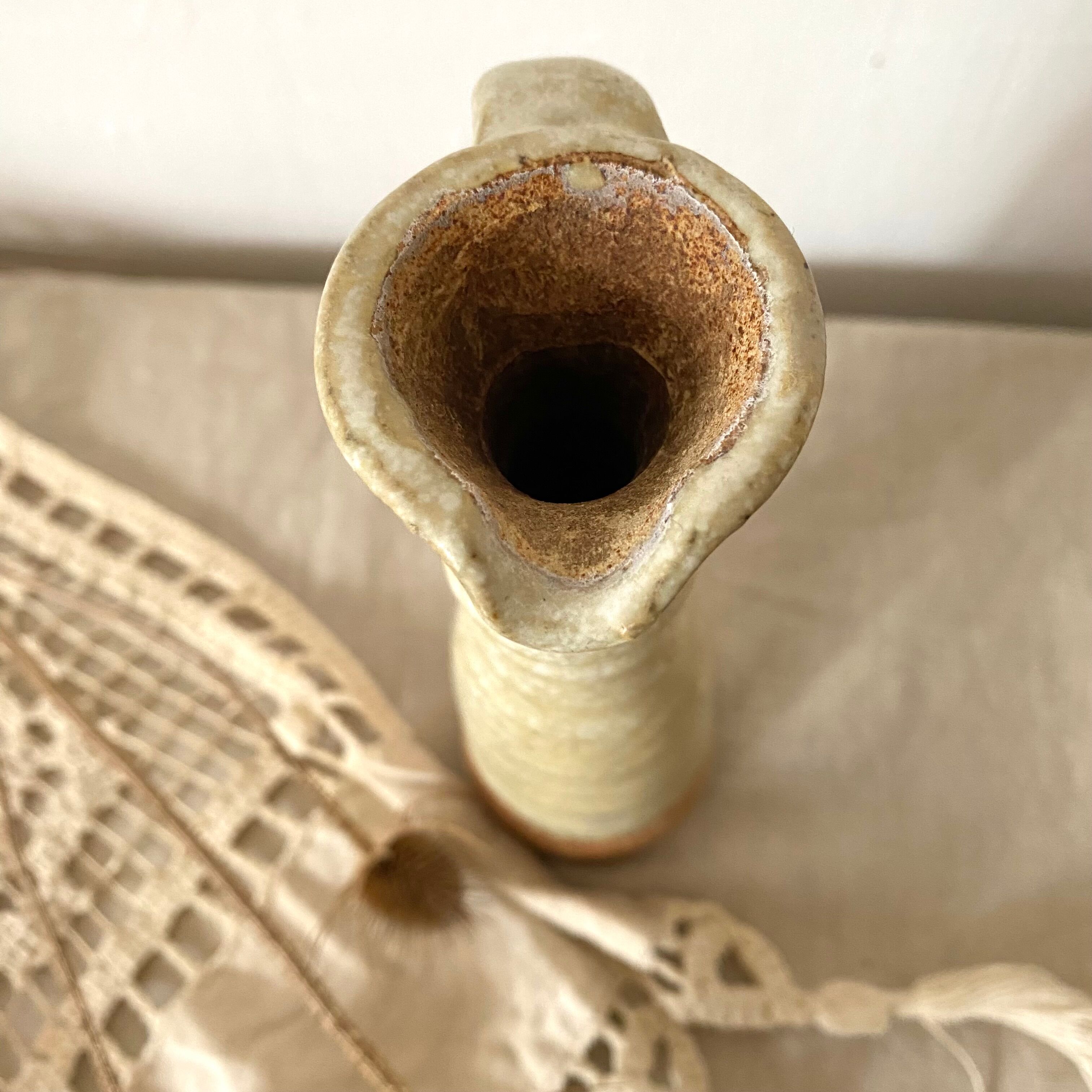 Soliflore stoneware vase