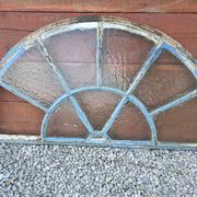 Old wrought iron full riveted gates from the 19th century.