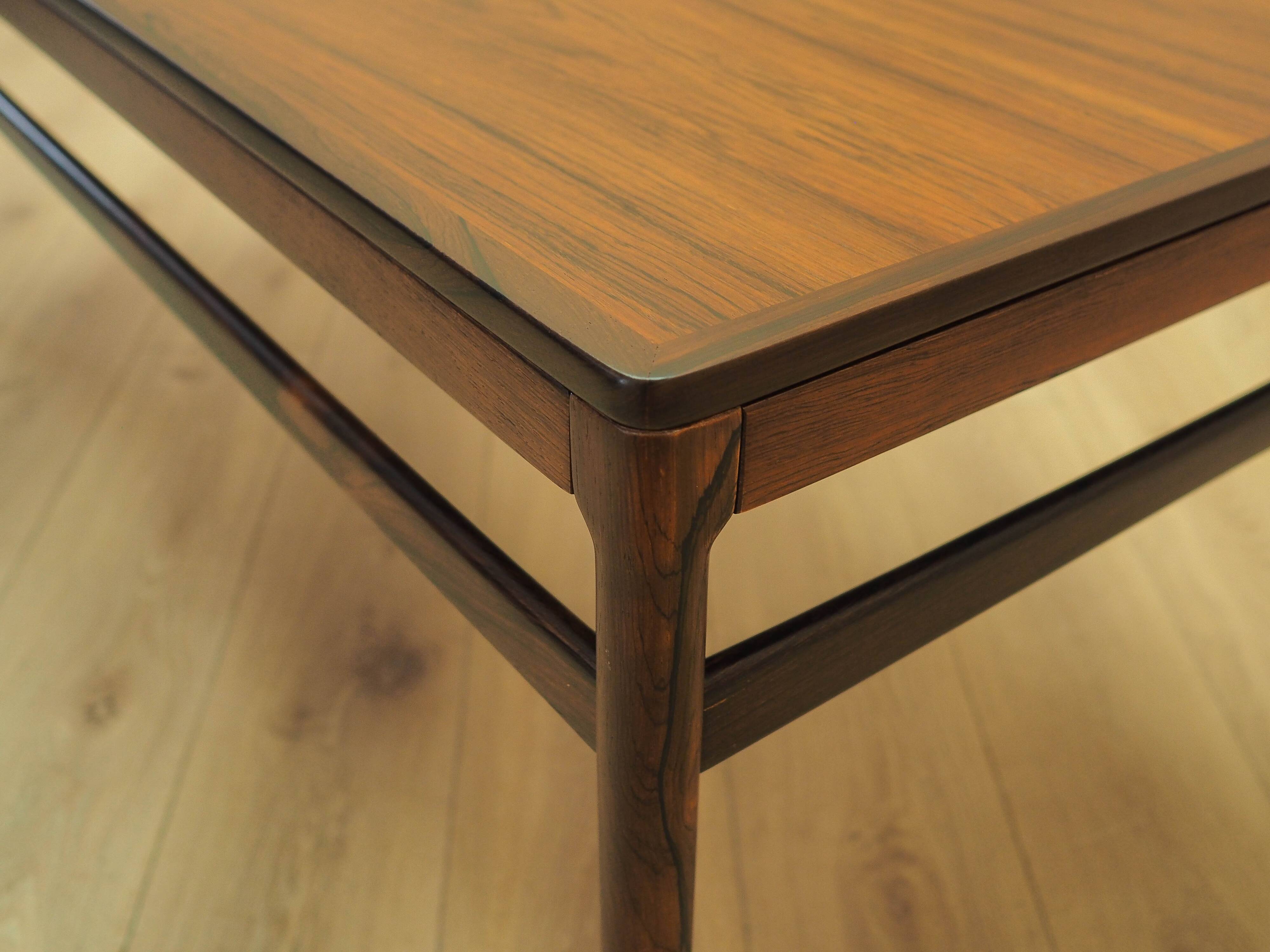 Table basse en palissandre danois, années 1970