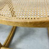 6 Baumann Bémol sled chairs in cane