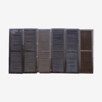 Set of 6 shutters