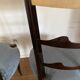 Set of four Italian Mid-Century Modern High Back dining chairs by Aldo Tura