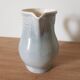 Pastel blue ceramic pitcher