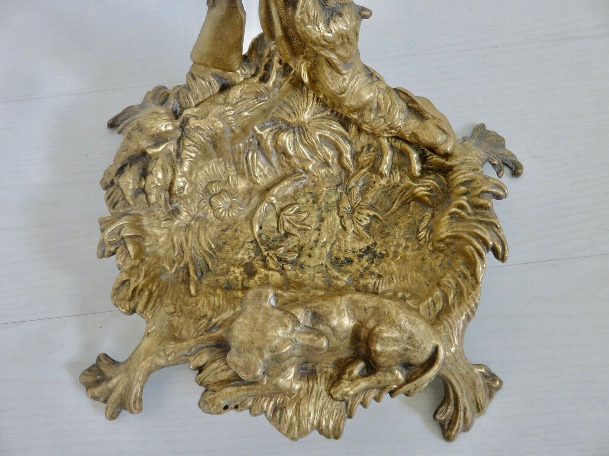 Umbrella door, bronze art deco cane holder