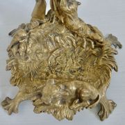 Umbrella door, bronze art deco cane holder