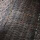 XXL woven basket antique, wicker basket, storage, baker's tool
