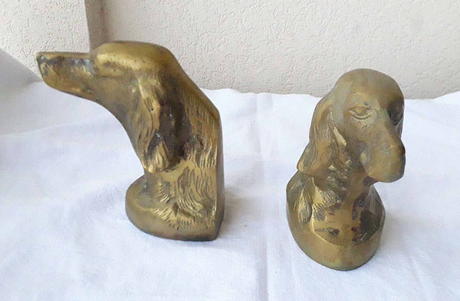 Pair of dog bookends