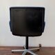 Vintage navy Blue Leather Office Chair by Wilkhahn