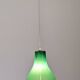Green opaline water drop pendant light from the 50s/60s