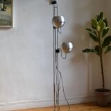 Goffredo Reggiani Lampadaire Eye ball 1970 3 lumières orientables