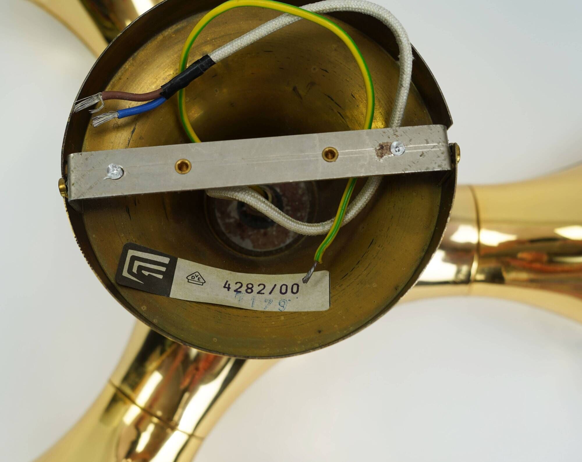 cosack gemini space age CEILING LIGHT - gold-colored - sputnik - 1970s