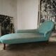 Méridienne banquette en velour
