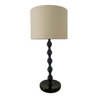 Lampe en métal brun IKEA, années 80-90