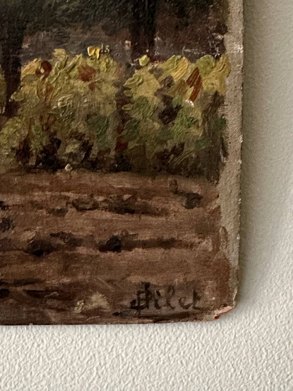 Painting on wood