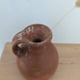 Terracotta amphora vase