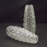 Pair of Vintage Cut Glass Retro Replacement Shades for Chandeliers/Wall Lights