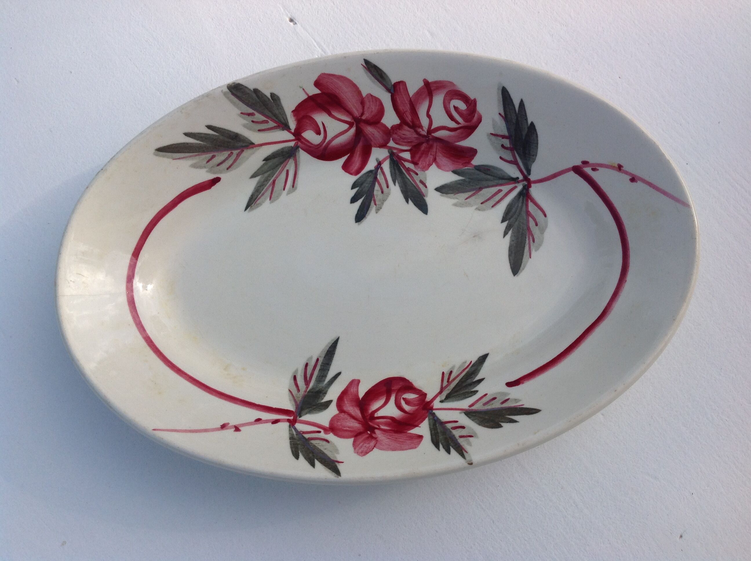 Two raviers of the earthenware factories of Sarreguemines / vintage years 60-70