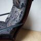 Chaise longue Siësta, Ingmar Relling pour Westnofa avec tapisserie de Joan Miró