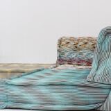 Roche Bobois Mah Jong modular sofa Missoni fabric design by Hans Hopfer