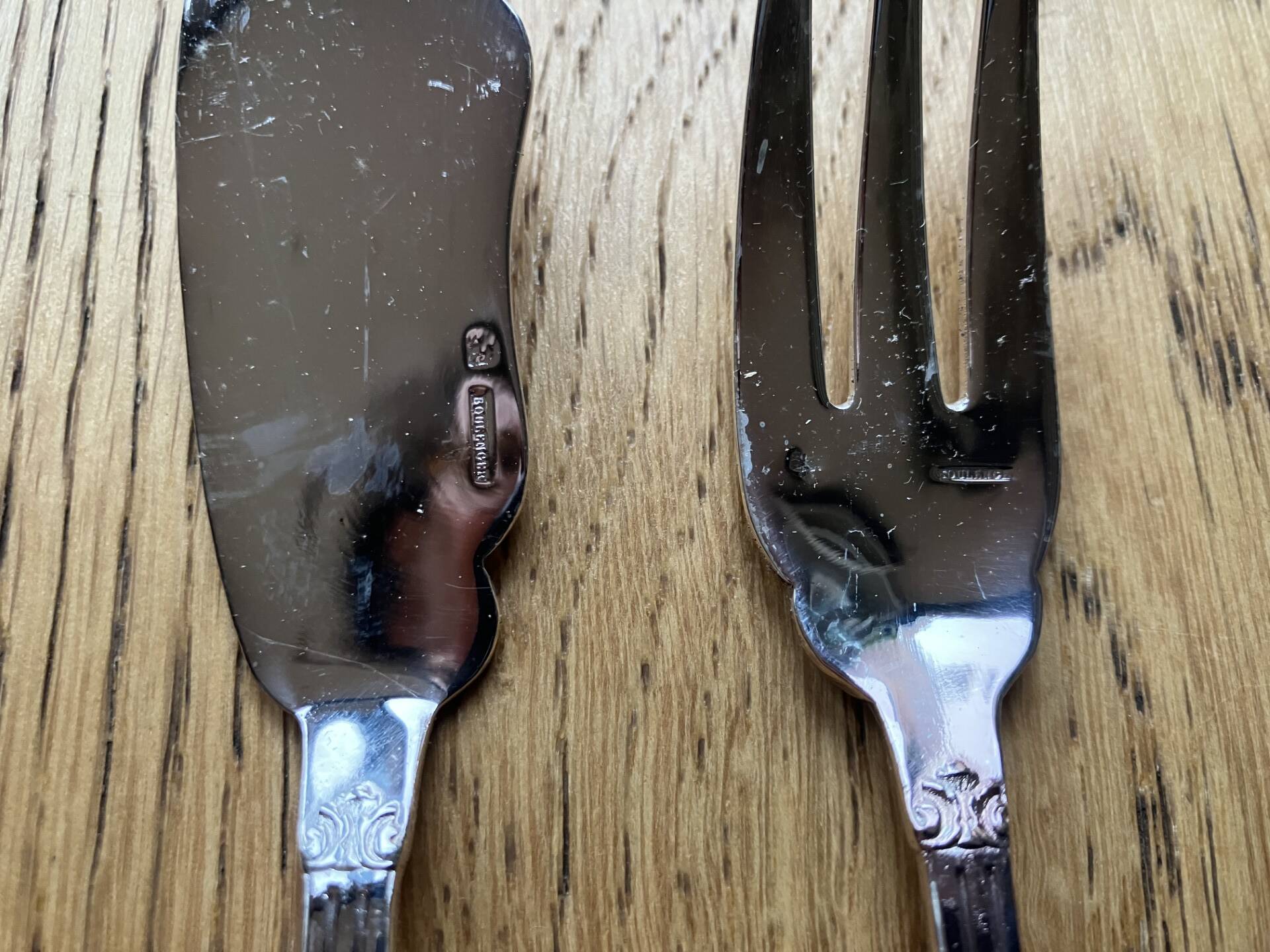 Service à poisson réargenté