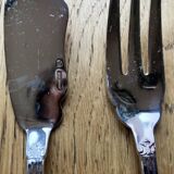 Silver plated fish service