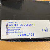 Plates Gien Vintage foliage