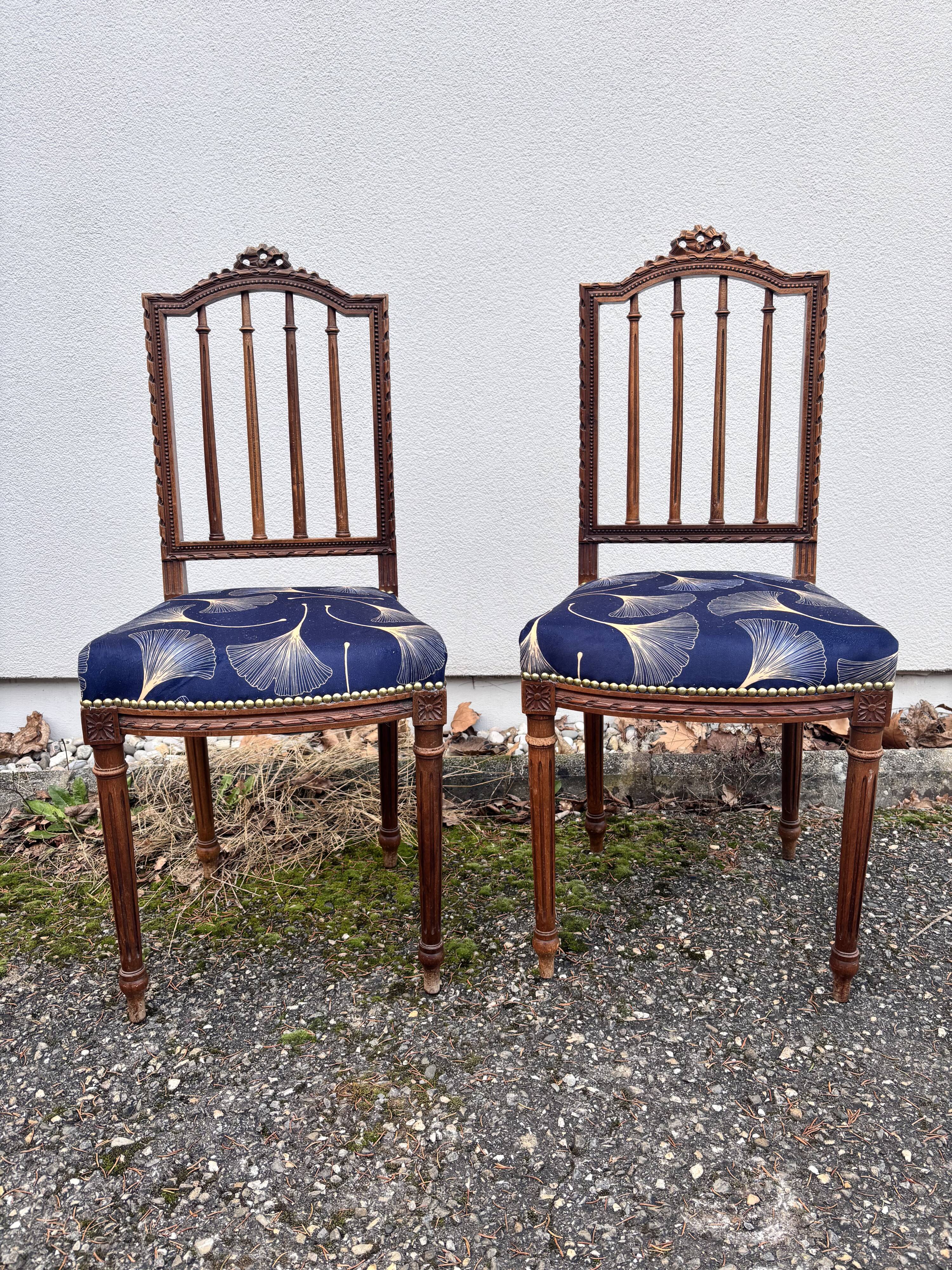 Pair of Louis XVI chairs