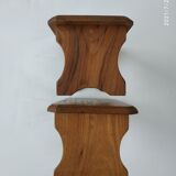Duo wooden stools