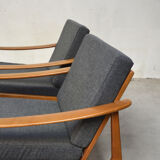 Paire de fauteuils scandinaves, 1960s
