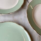 Trio of water green dishes