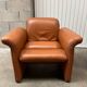 Paire fauteuils cuir design italien
